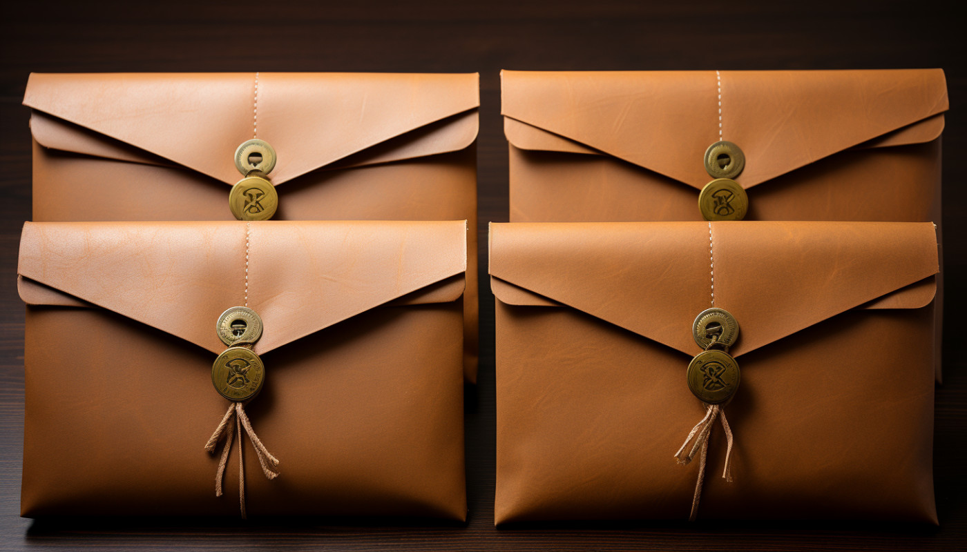 3 modèles d’enveloppe kraft