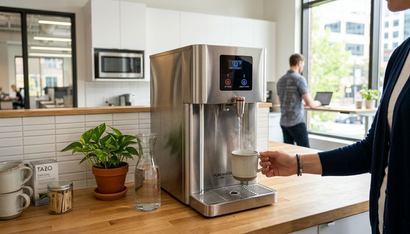 Comment choisir la meilleure fontaine à eau chaude pour votre espace de travail ?